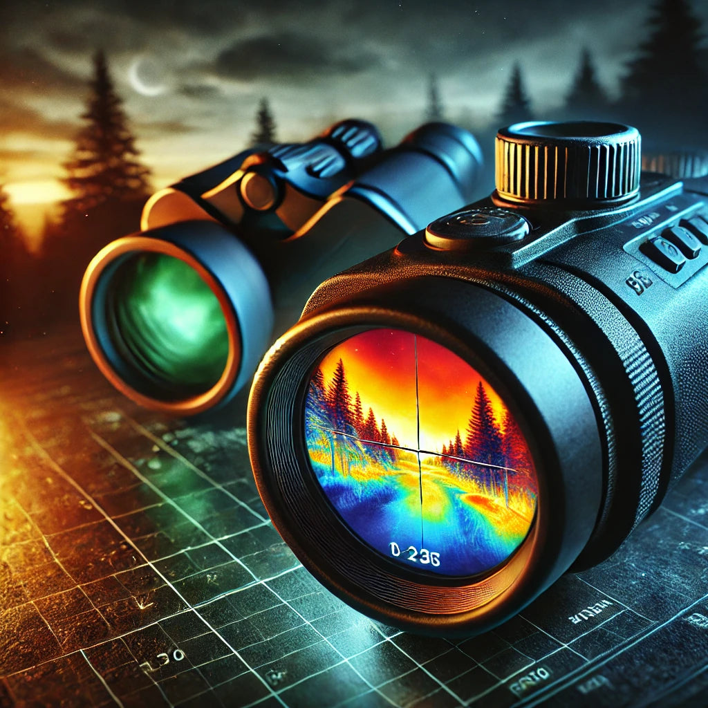 Monocular binoculars with thermal vision HT-A4