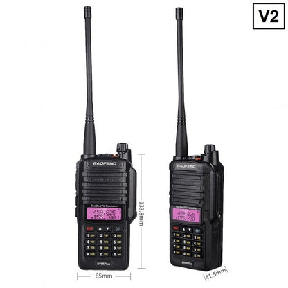 Set of 2 Baofeng UV-9R Plus UHF radios