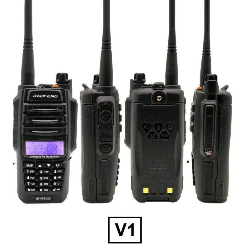 Set of 2 Baofeng UV-9R Plus UHF radios