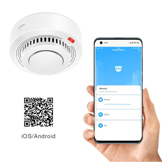 Dymový senzor Secutek Smart WiFi SRT-ASK01MCU