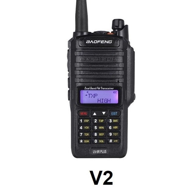 Set of 2 Baofeng UV-9R Plus UHF radios