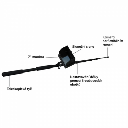 Fish inspection camera with 7" DVR Secutek SEE-AM-05