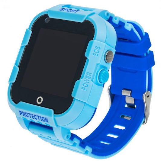 Children's watch with GPS locator KT12 4G - Blue