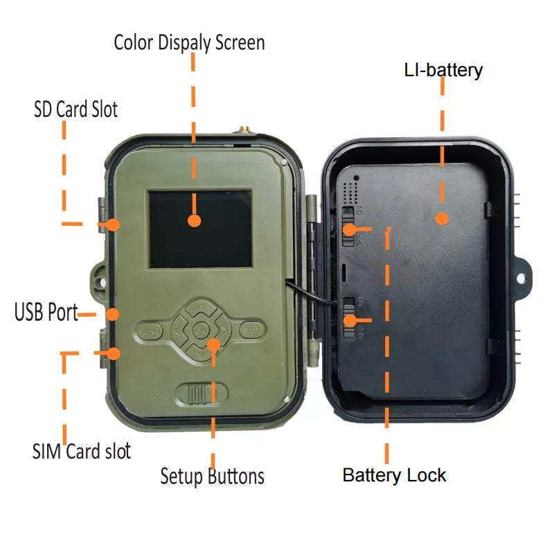 4G LTE Camera trap Secutek SST-940Pro-LI - 30MP, 4G