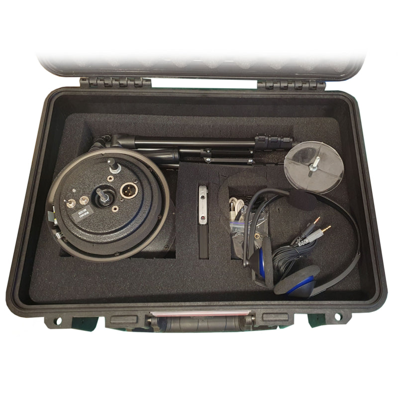 Parabolic microphone EXCLUSIVE - including accessories and case