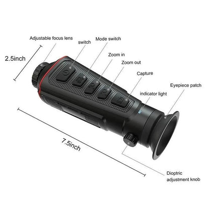 Monocular binoculars with thermal vision HT-A4